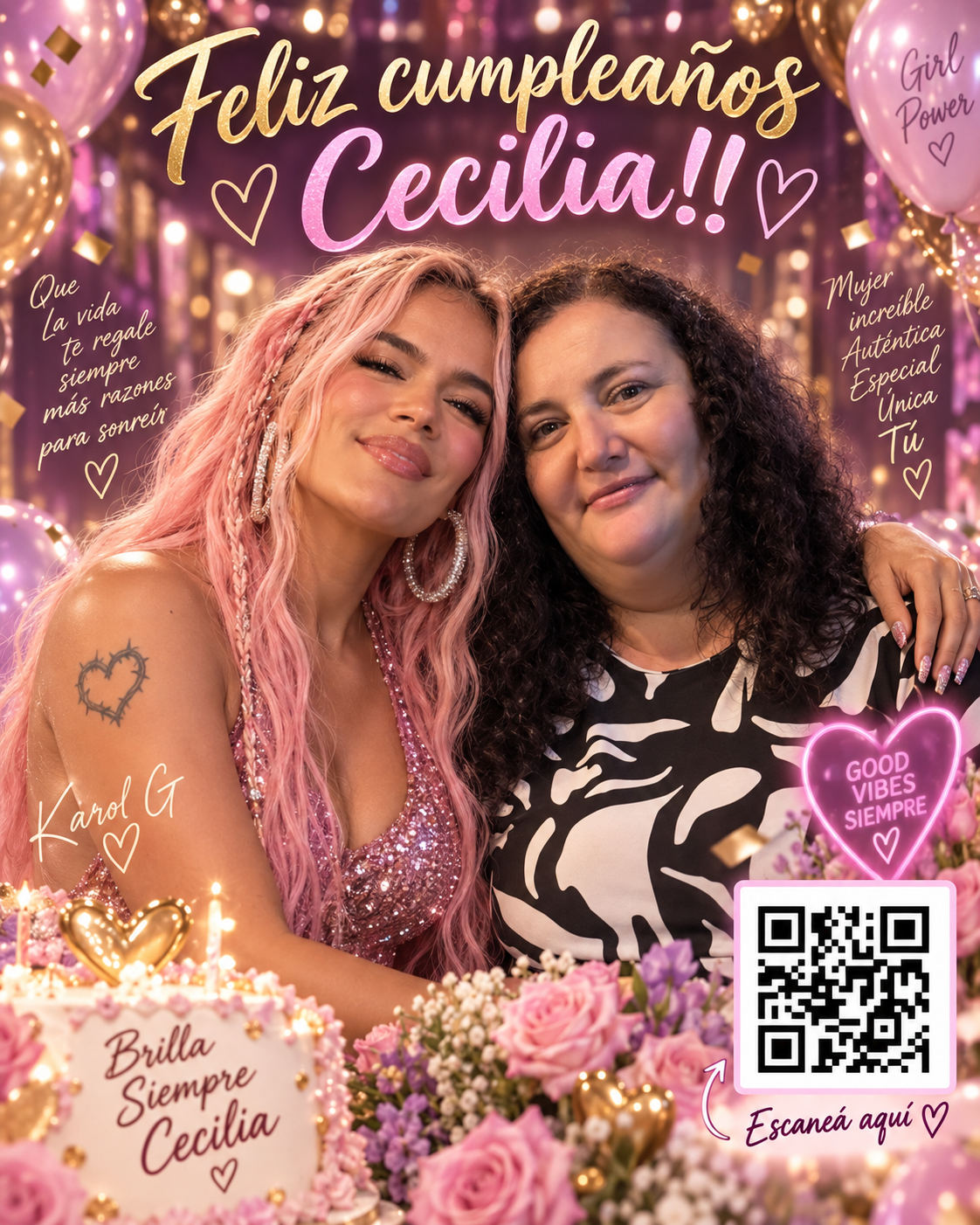Feliz cumpleaños, Cecilia